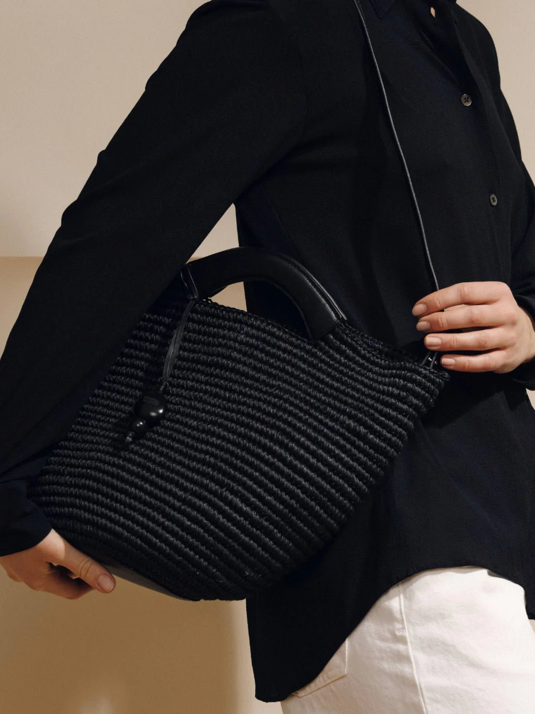 The Large Woven Shopper in Handwoven Fique - Image 14