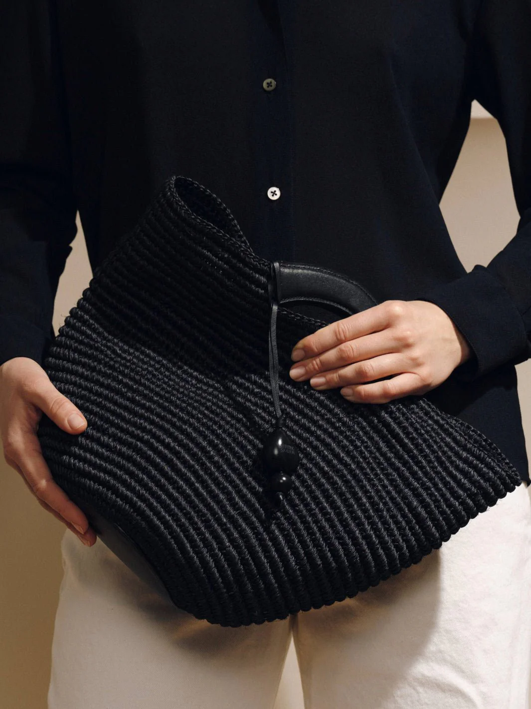 The Large Woven Shopper in Handwoven Fique - Image 16