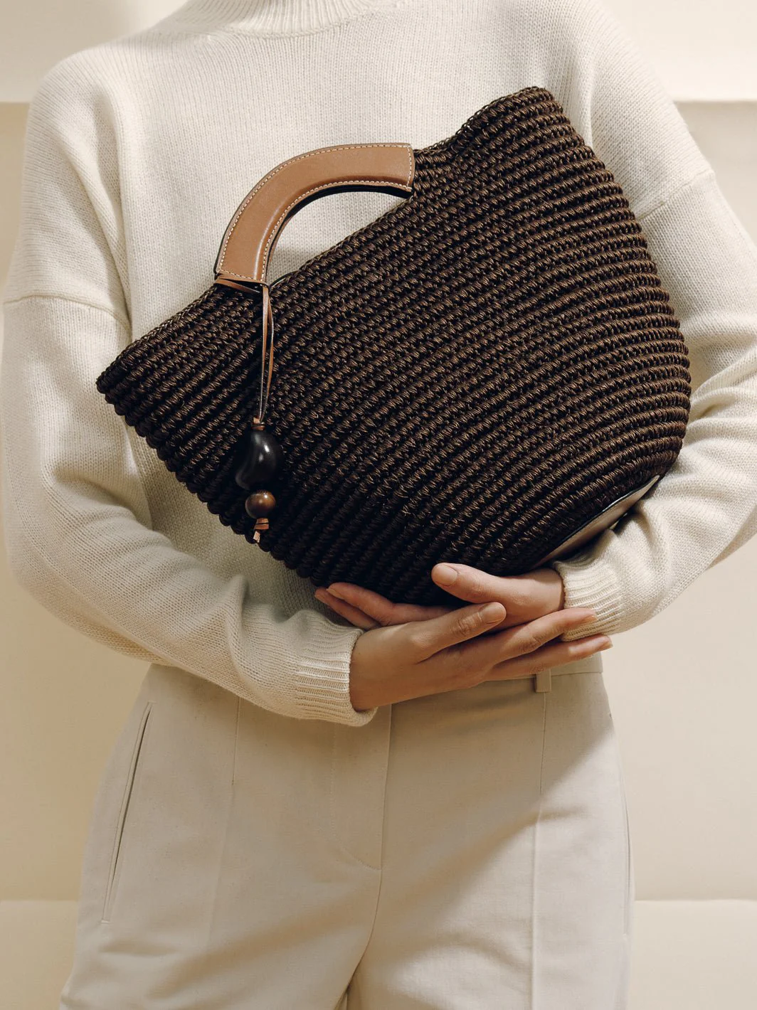 The Large Woven Shopper in Handwoven Fique - Image 23