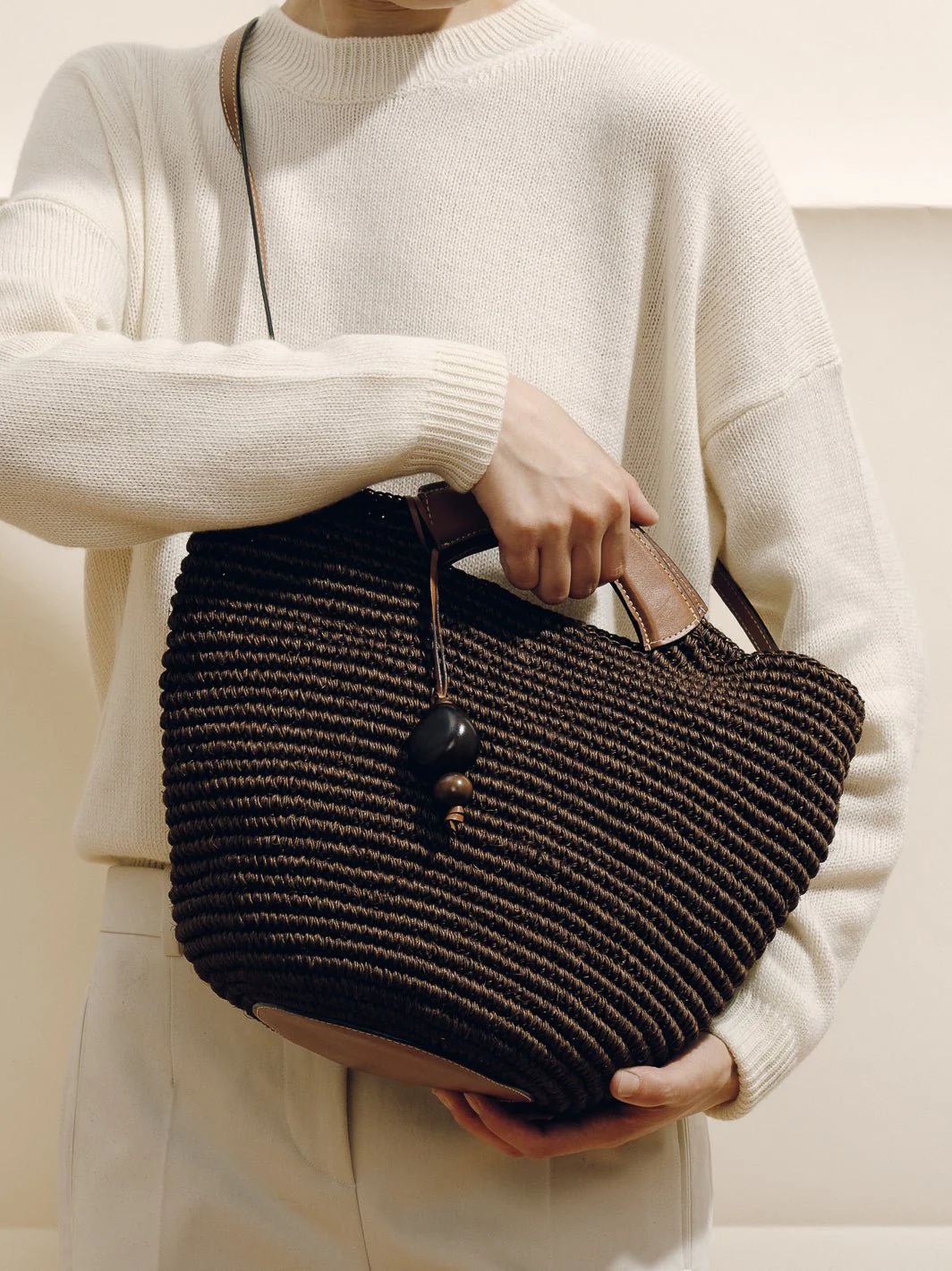 The Large Woven Shopper in Handwoven Fique - Image 24