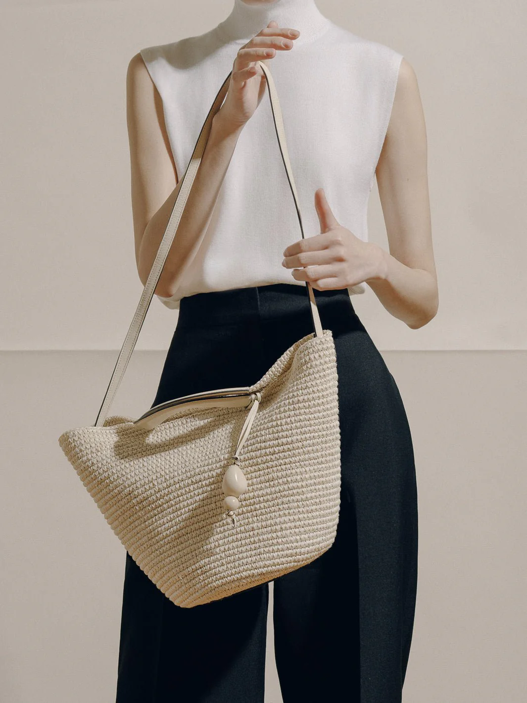 The Large Woven Shopper in Handwoven Fique - Image 6