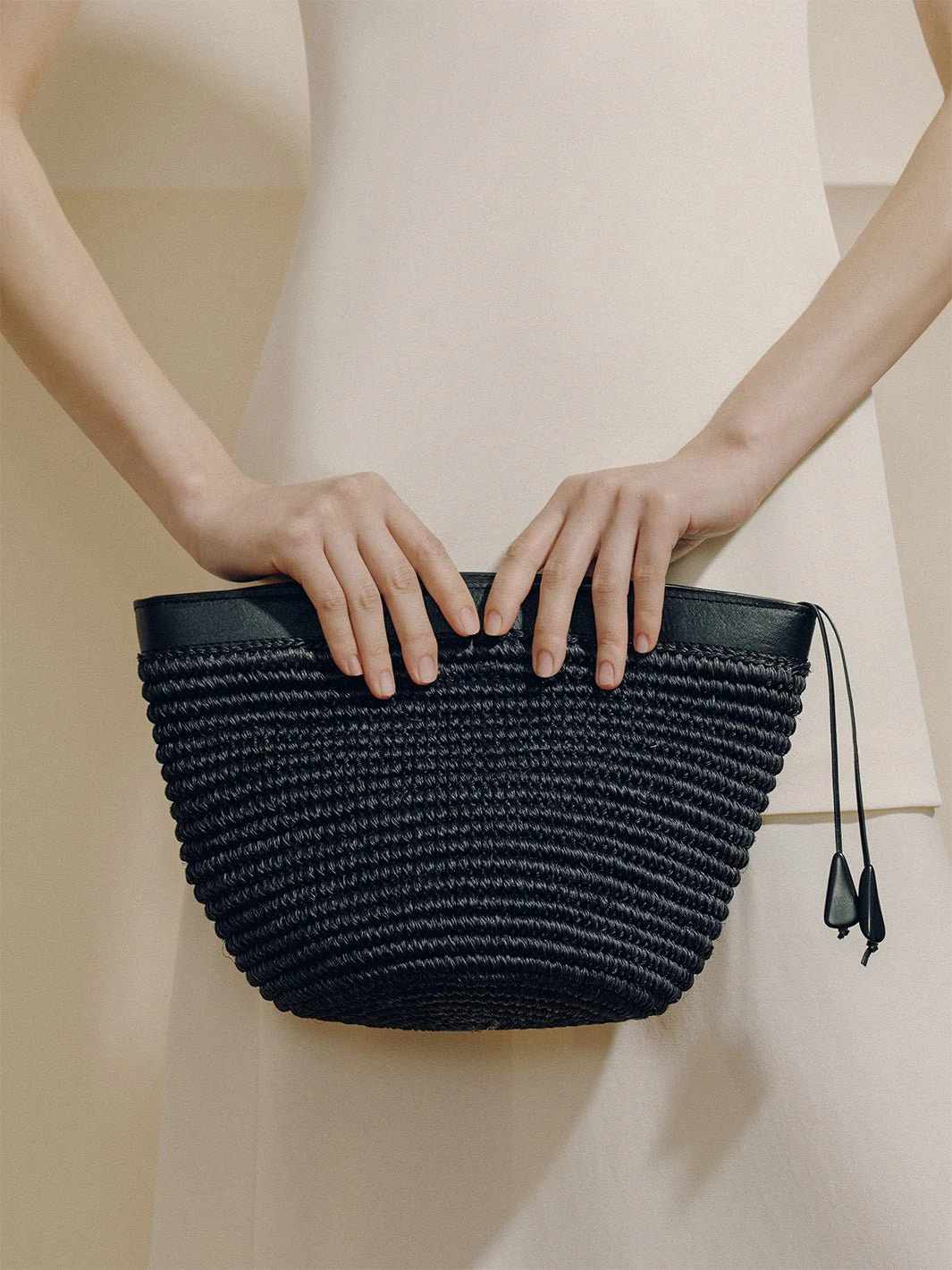 The Large Zip Clutch in Handwoven Fique - Image 17