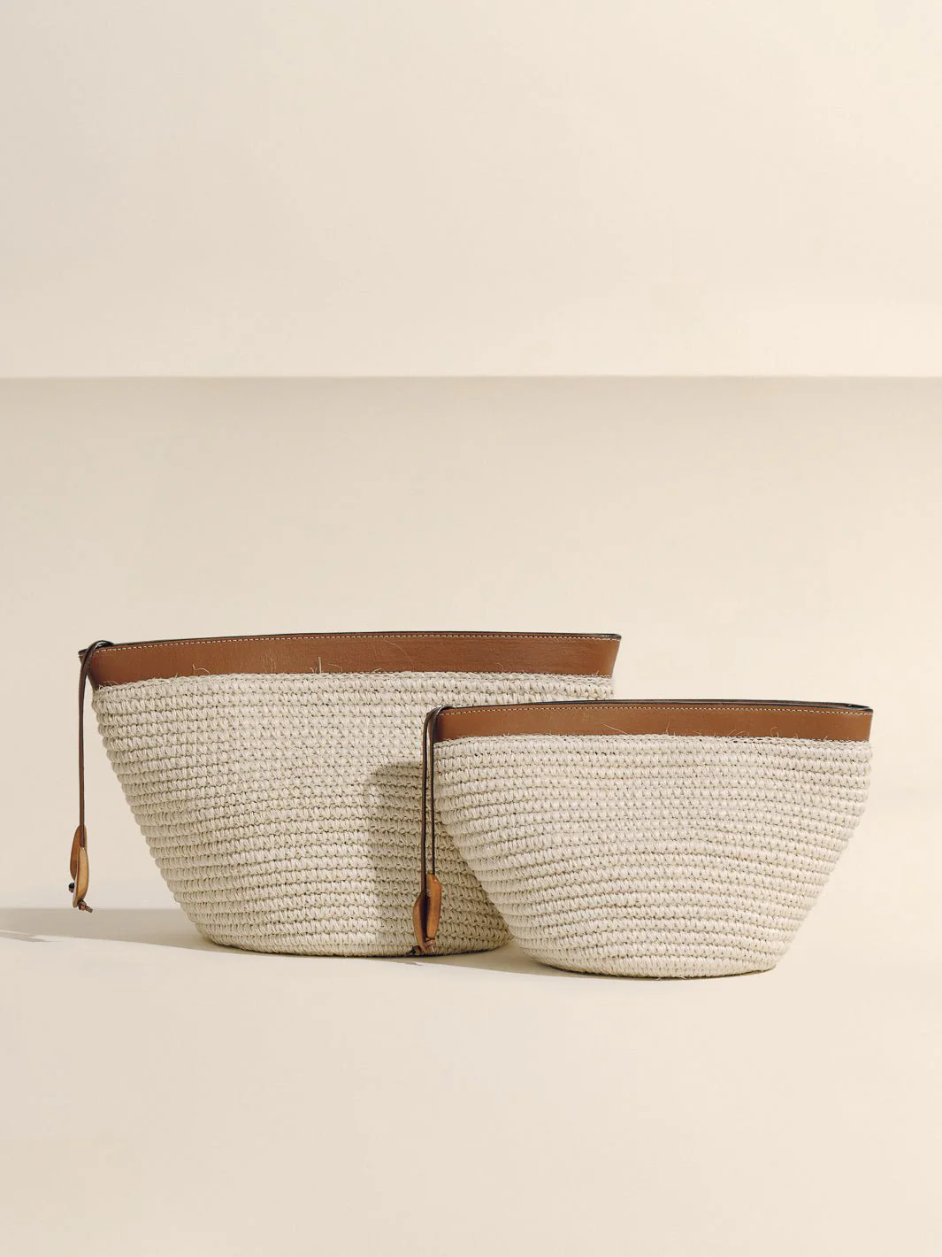 The Large Zip Clutch in Handwoven Fique - Image 5