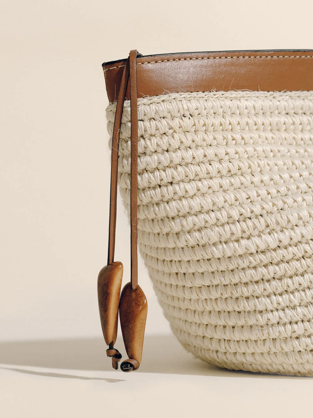 The Medium Zip Clutch in Handwoven Fique - Image 12