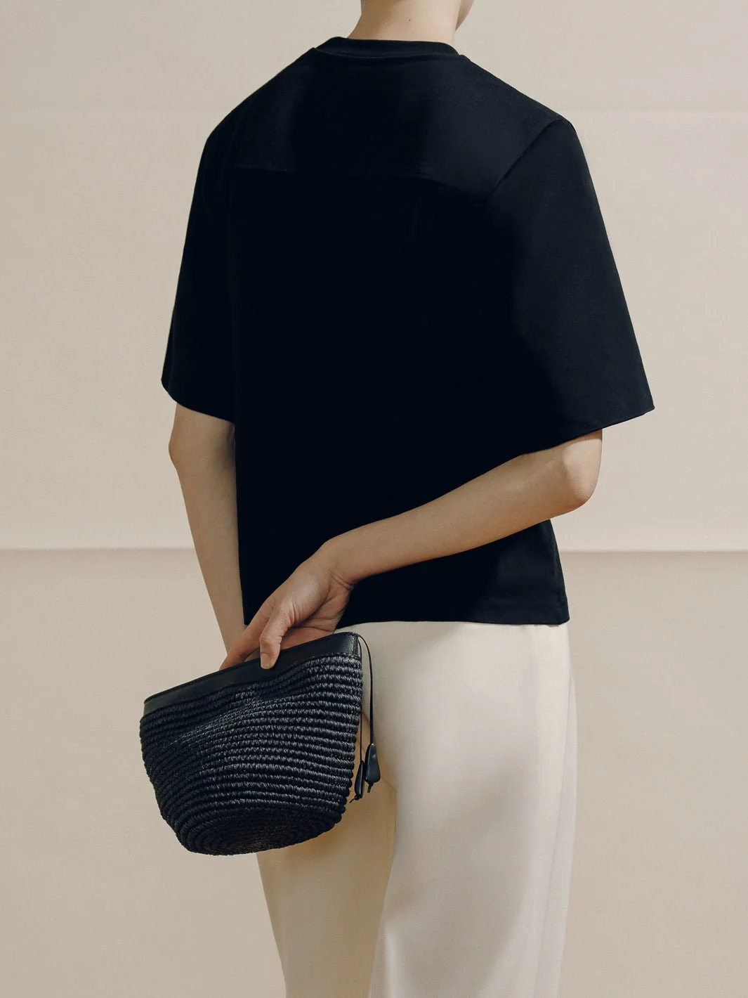 The Medium Zip Clutch in Handwoven Fique - Image 18