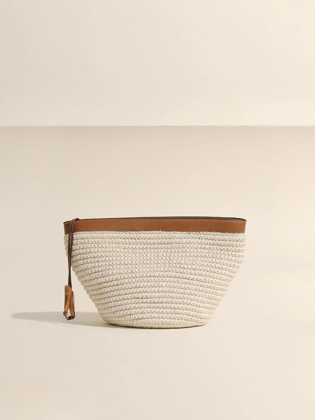 The Medium Zip Clutch in Handwoven Fique - Image 8