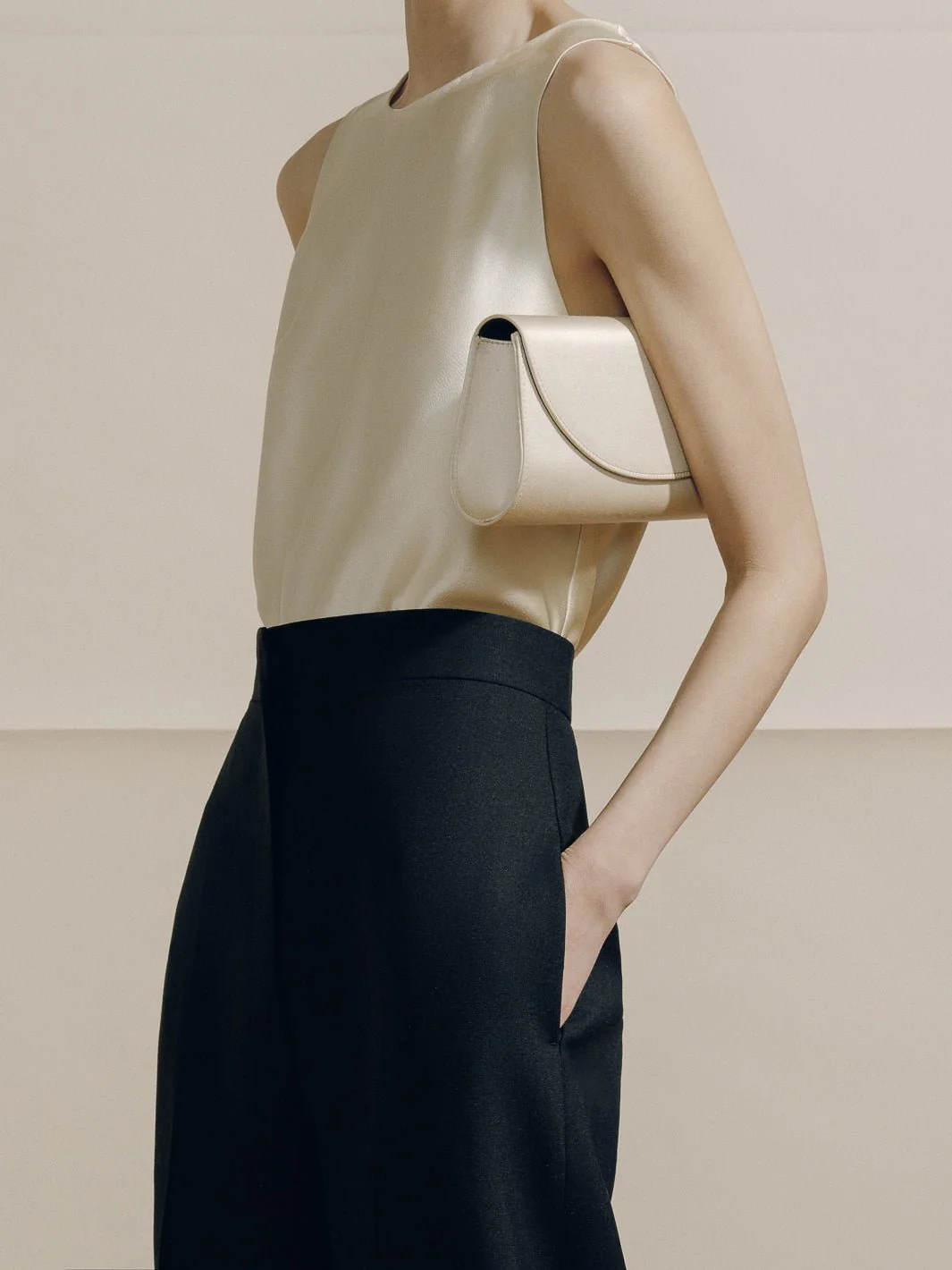 The Opera Clutch in Satin - Image 4