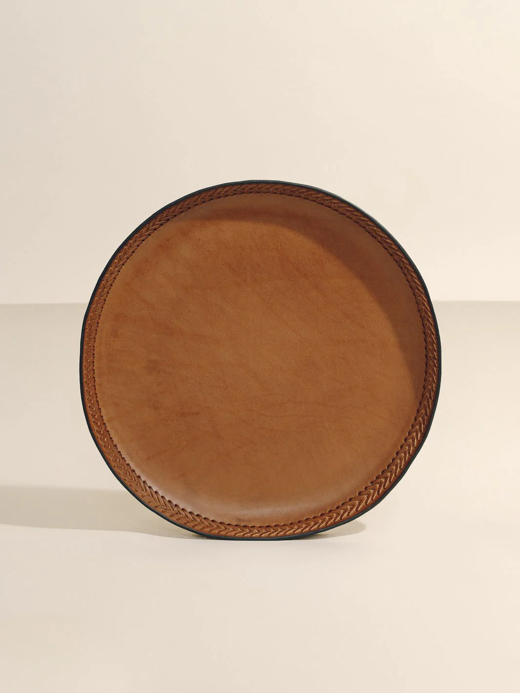 The Oversized Tray in Leather Lace Trim - Image 4