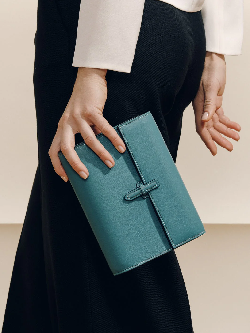 The Small Soft Clutch in Nappa - Image 25