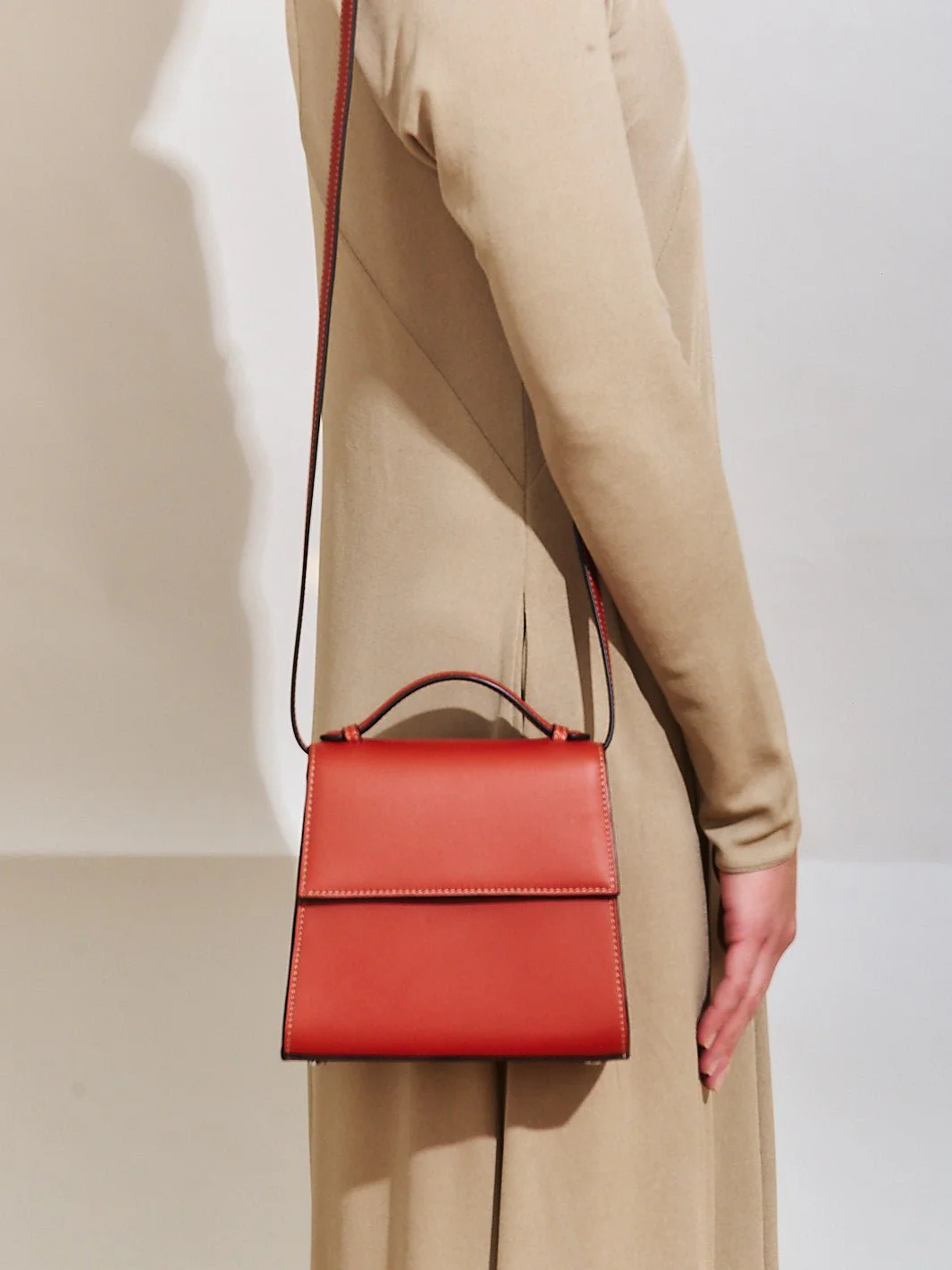 The Small Top Handle in Nappa - Image 20