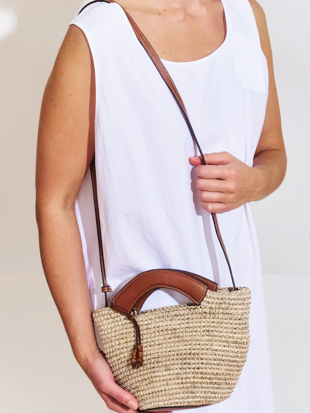 The Small Woven Shopper in Handwoven Fique - Image 12