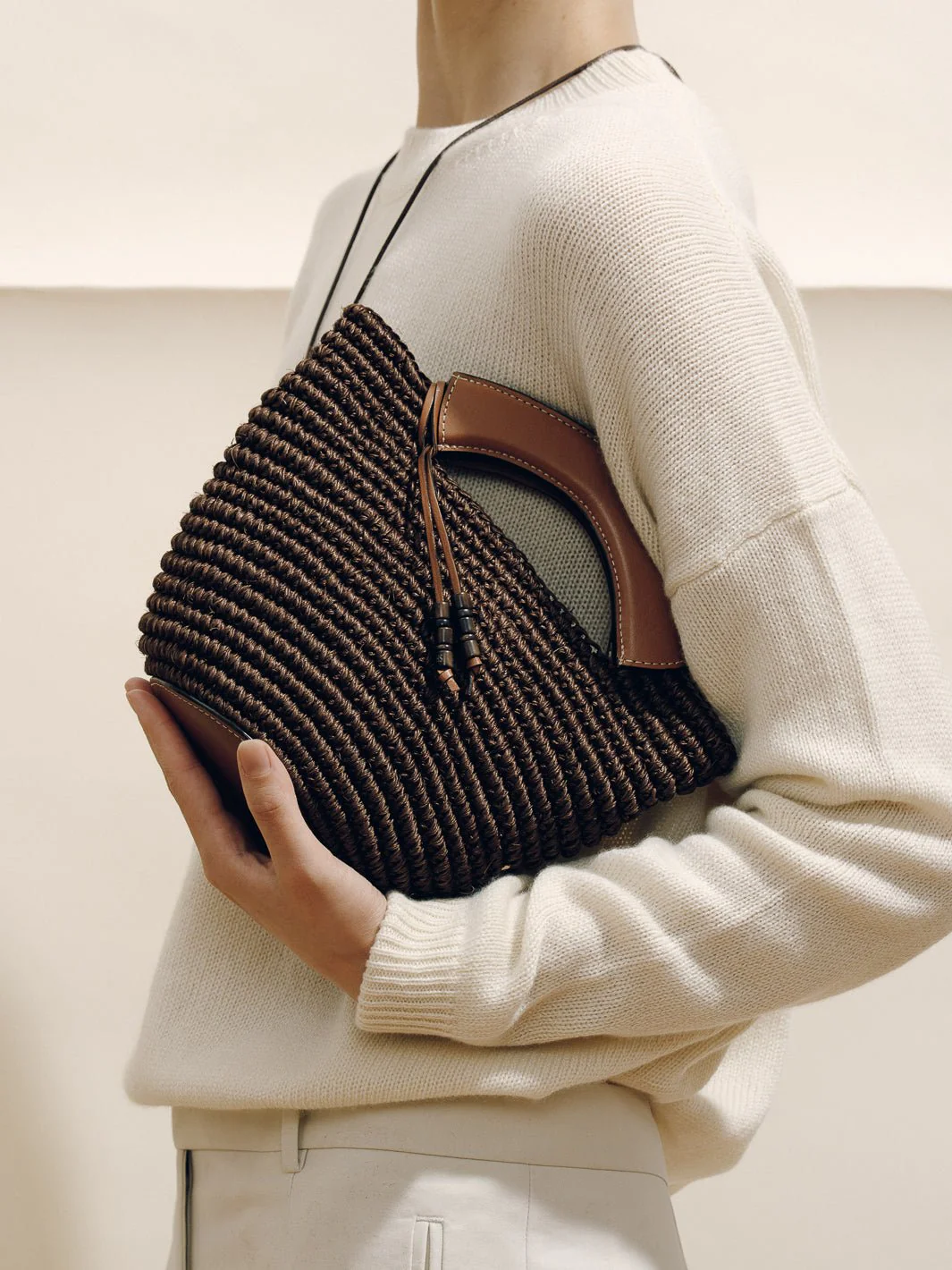 The Small Woven Shopper in Handwoven Fique - Image 14