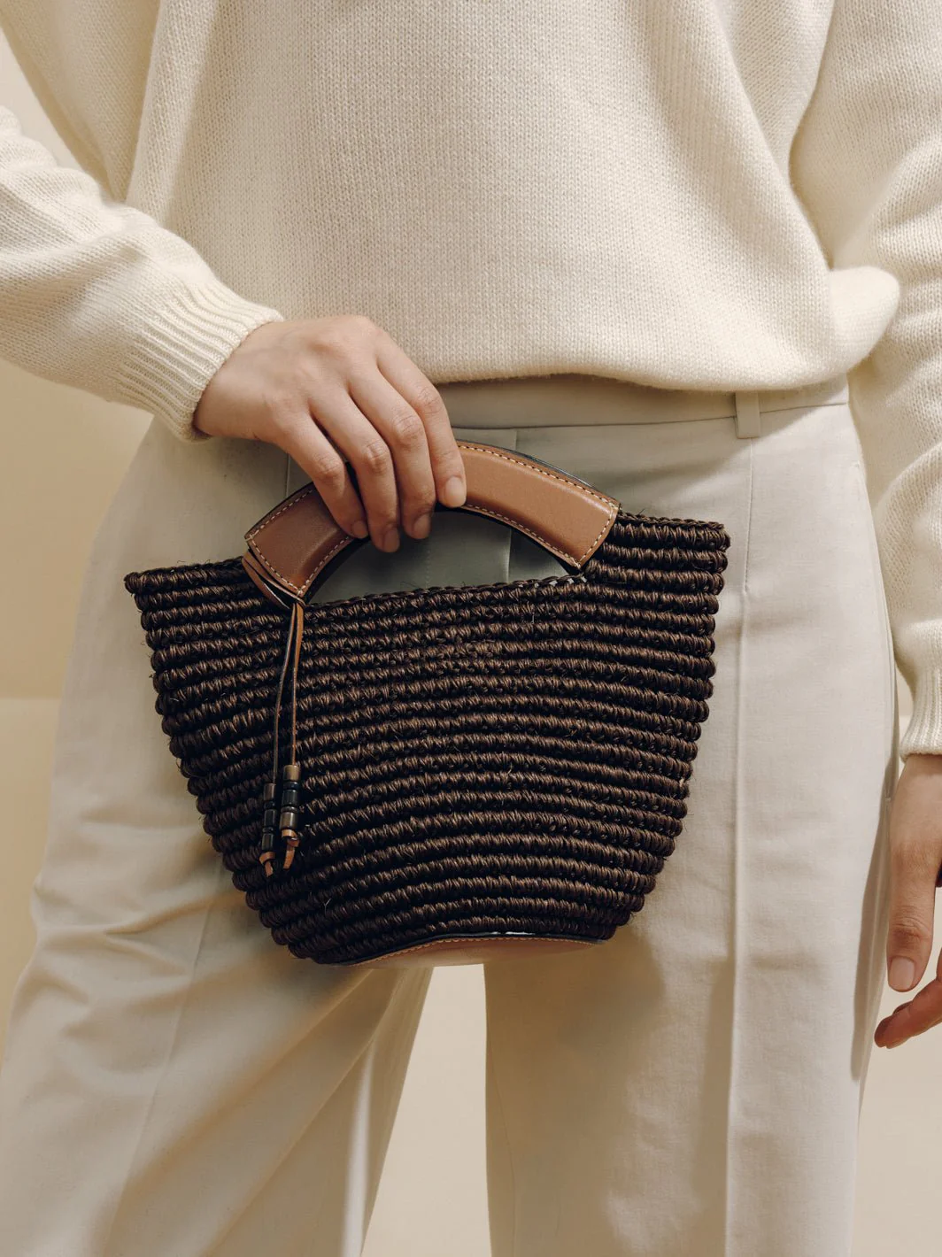 The Small Woven Shopper in Handwoven Fique - Image 23