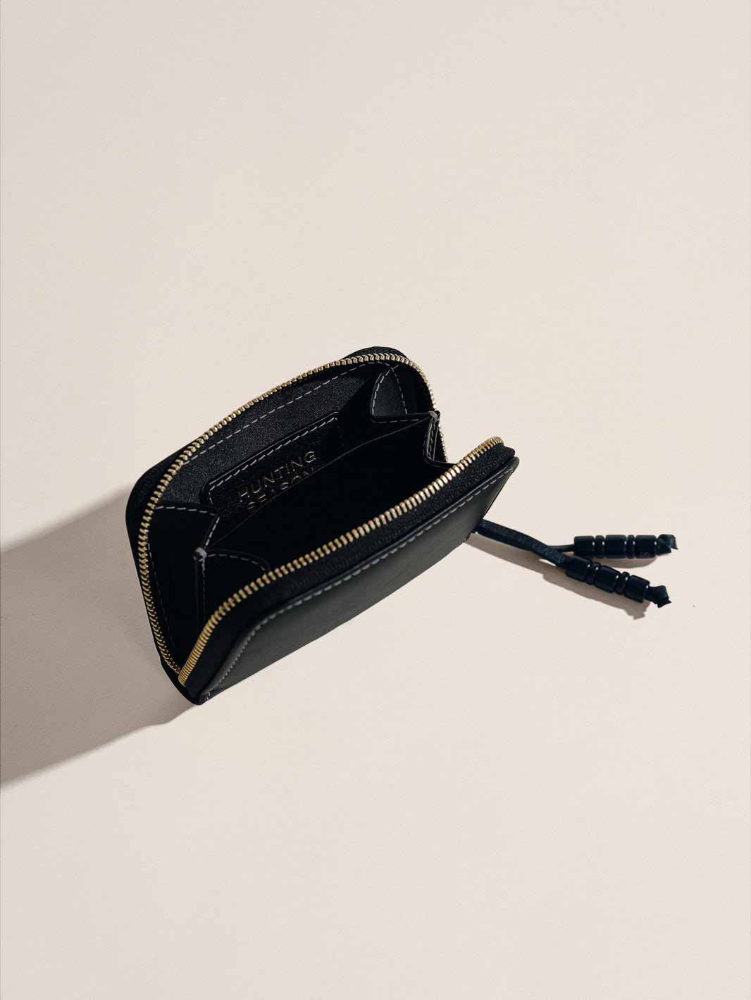 The Small Zip Wallet in Nappa - Image 11