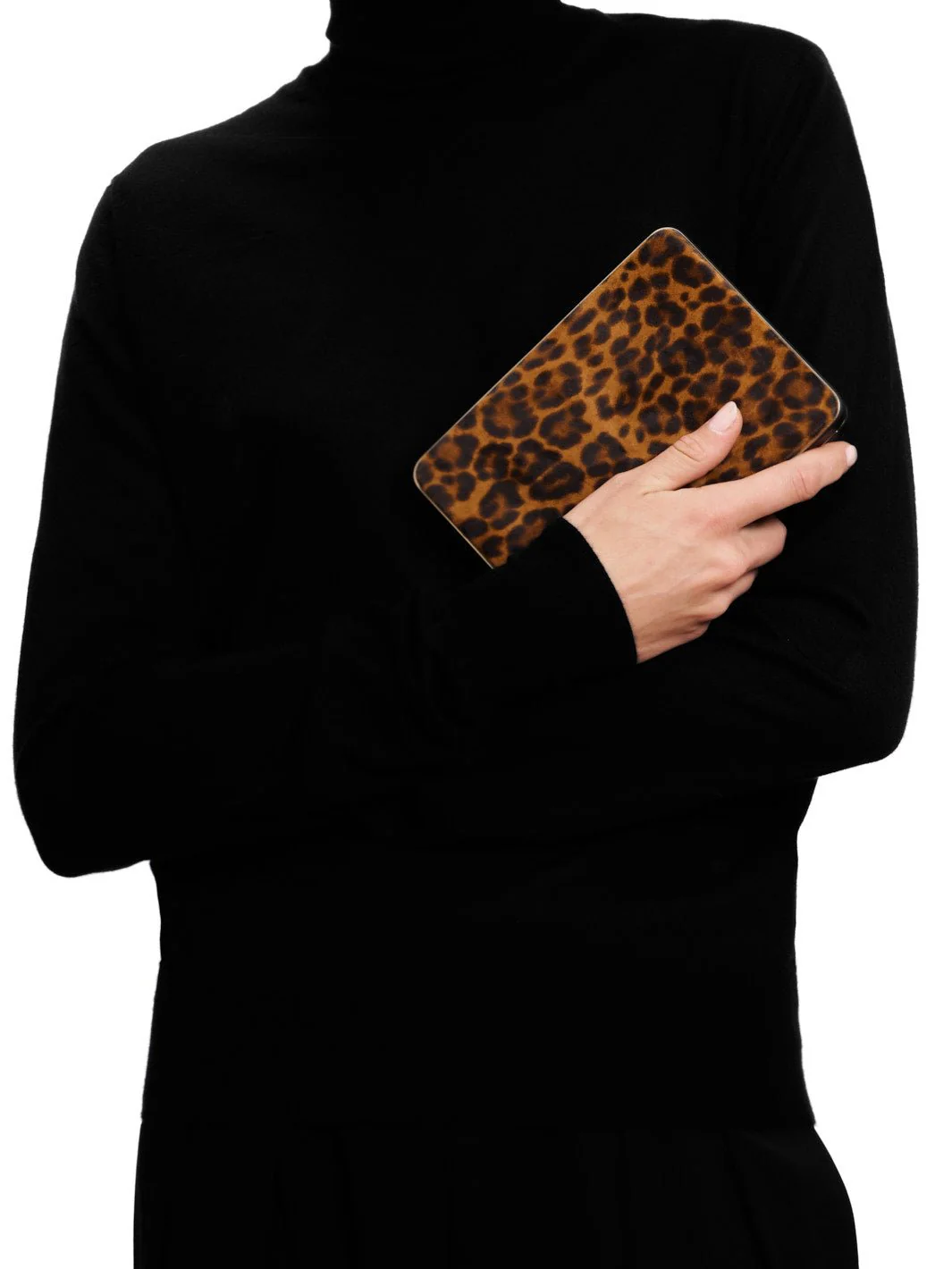 The Square Compact in Leopard Suede - Image 6