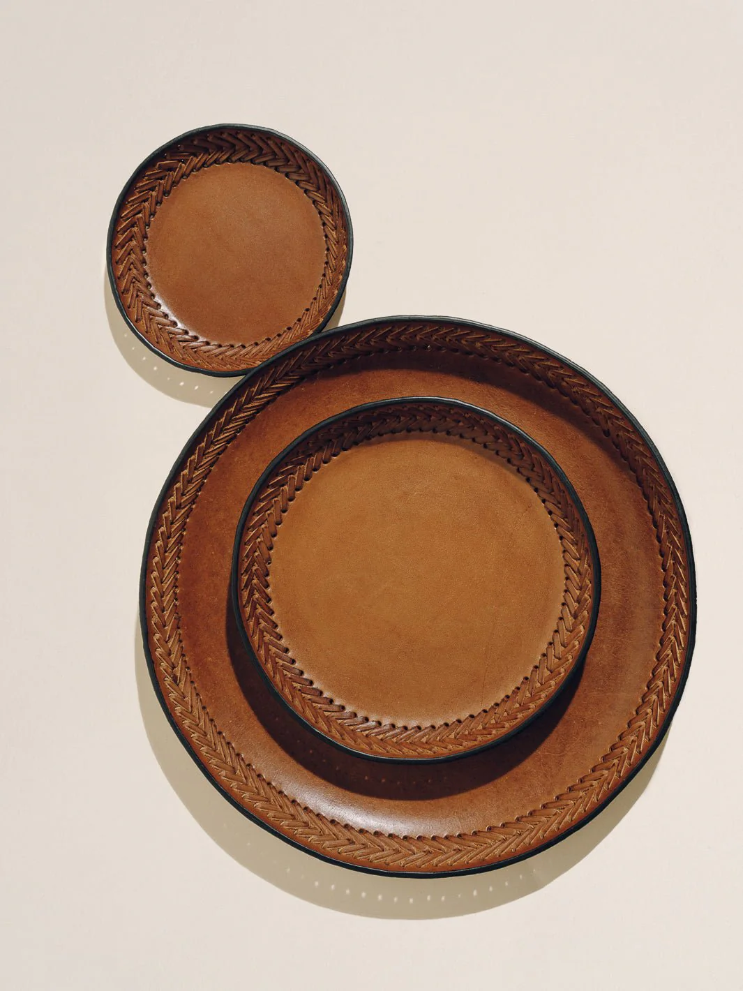 The Tray Set in Leather Lace Trim - Image 3