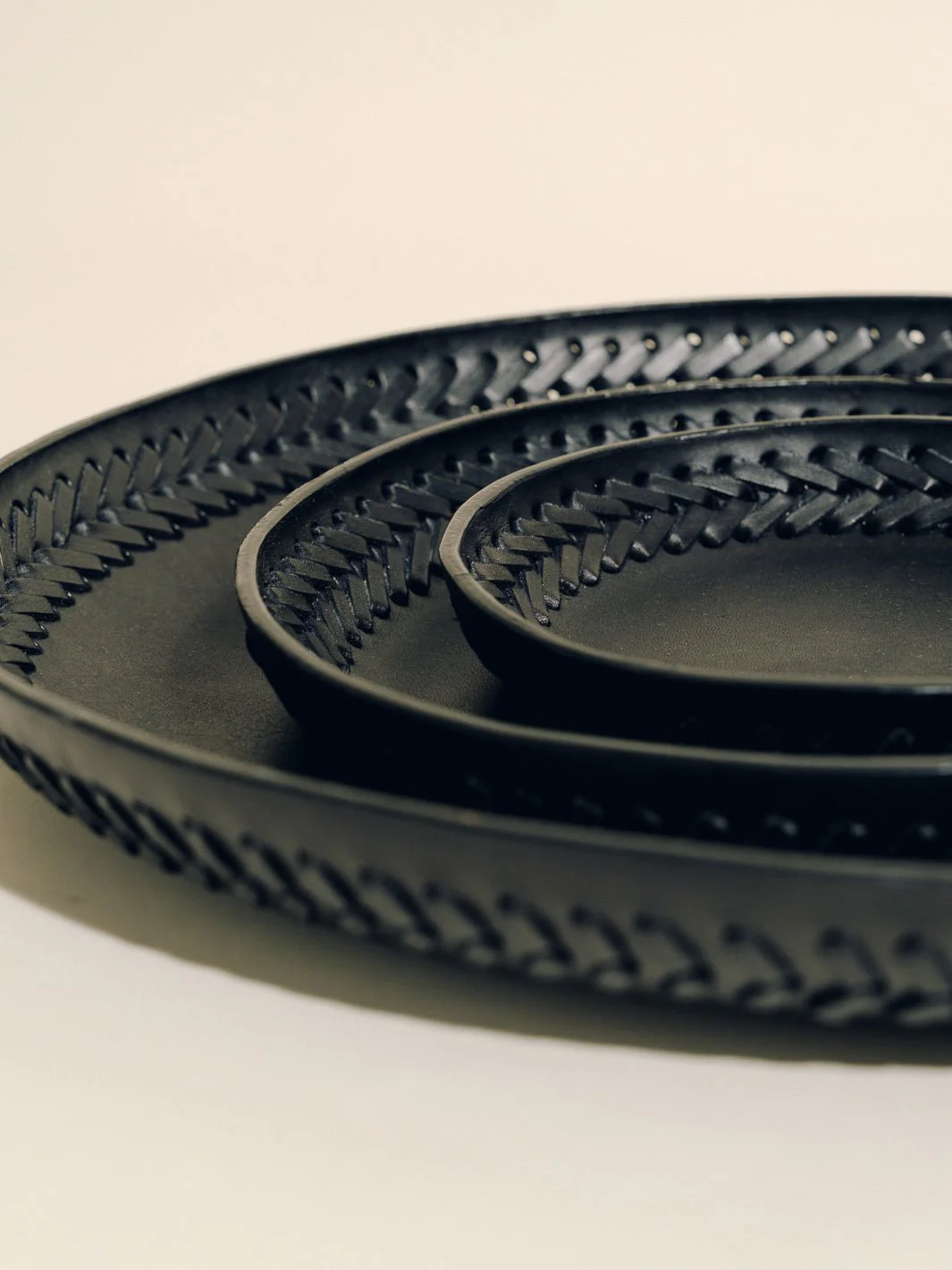 The Tray Set in Leather Lace Trim - Image 5